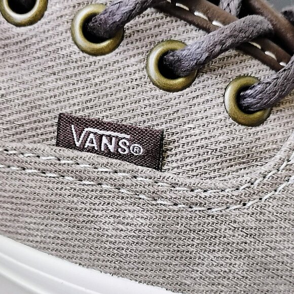 Vans Women's Authentic Low Top Canvas Sneaker in Special C & L Gray Color - Picture 5 of 13